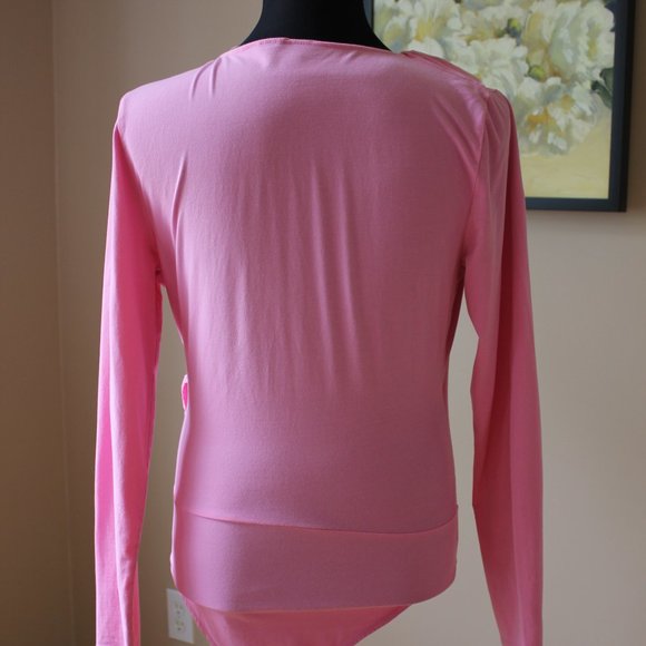 J. Crew Ruffle Front Wrap Bodysuit - Picture 3 of 4